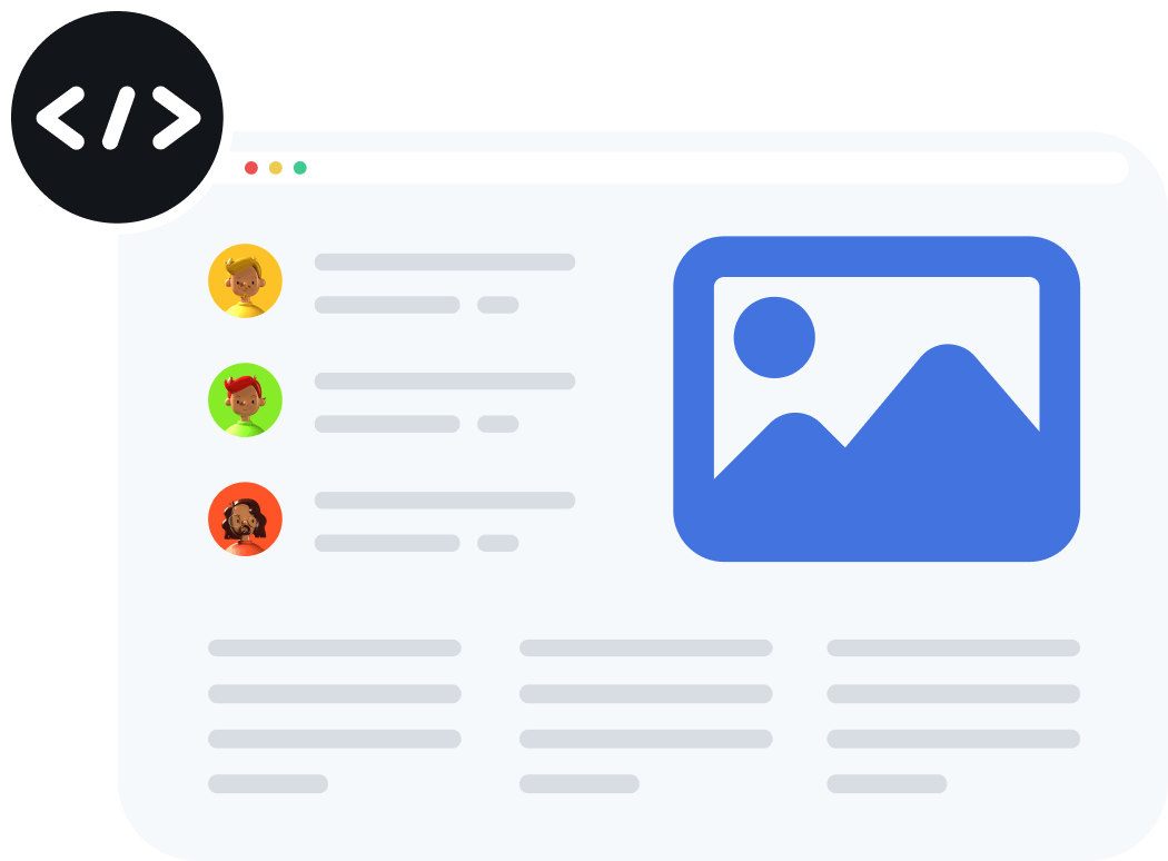 ParkMotion integrations illustration light mode